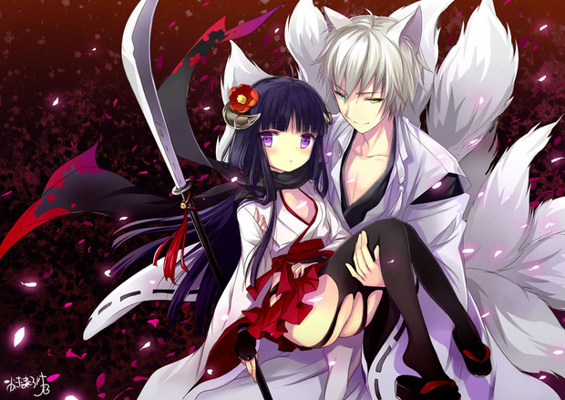妖狐×僕SS イラストカード 御狐神双熾 妖狐×僕ss 御狐神双熾 苺藺 - Illustrations ART street