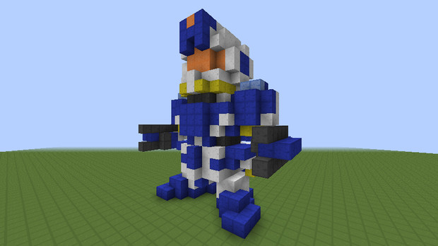 Sd Minecraftで作ってみた アクアジム あひる さんのイラスト ニコニコ静画 イラスト