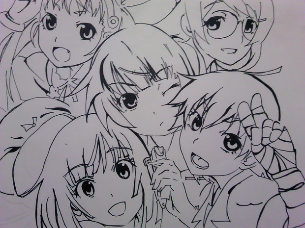 底辺の俺が落書きしてみた 化物語 ニコニコ静画 イラスト