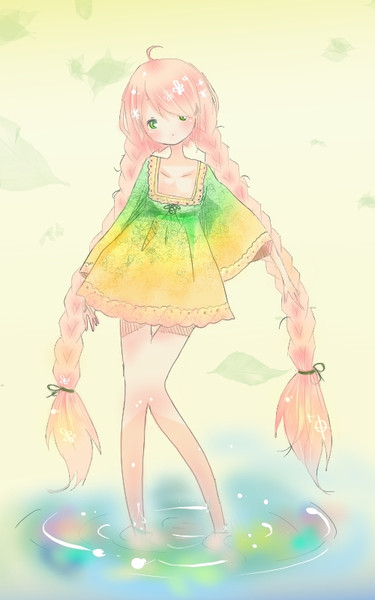 三つ編み ニコニコ静画 イラスト