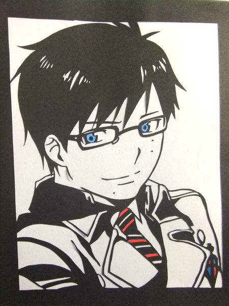 奥村雪男 切り絵 和泉 さんのイラスト ニコニコ静画 イラスト