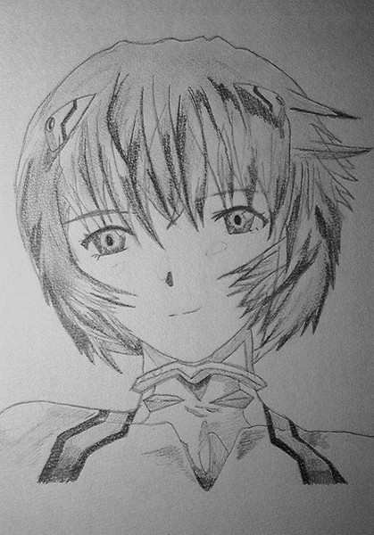 綾波レイ 鉛筆 がりばー さんのイラスト ニコニコ静画 イラスト
