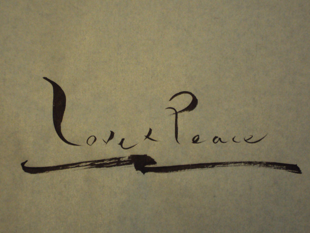 「Love＆peace」