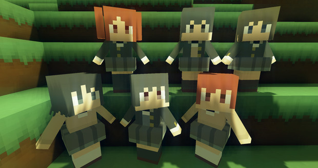 Minecraft Littlemaidmobでアマガミ Conatsu さんのイラスト ニコニコ静画 イラスト