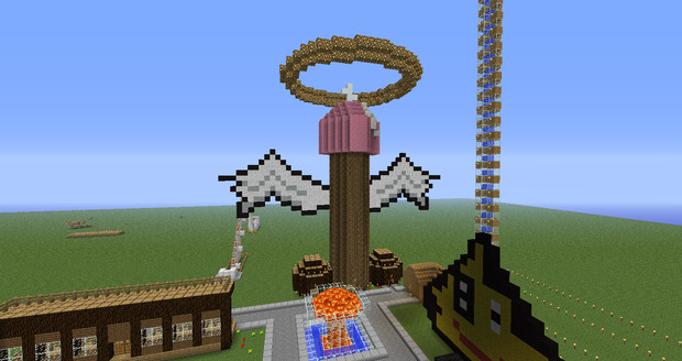 Minecraft マルチ鯖で家建ててみました こいつをどう思う みのさんr さんのイラスト ニコニコ静画 イラスト