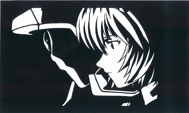切り絵 綾波レイ ｓｏｈ さんのイラスト ニコニコ静画 イラスト