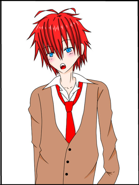 赤髪系男子 無名 さんのイラスト ニコニコ静画 イラスト