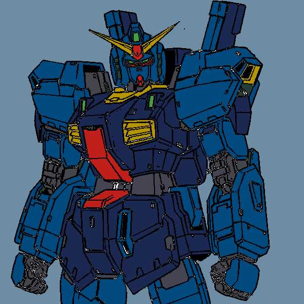 Rg化記念 塗り絵de ガンダムmark うぇーばー さんのイラスト ニコニコ静画 イラスト