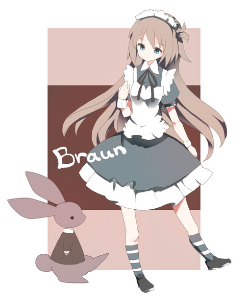 メイドさんとお客さま ニコニコ静画 イラスト