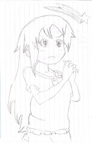 流れ星に祈る小泉チカちゃん 月華 さんのイラスト ニコニコ静画 イラスト