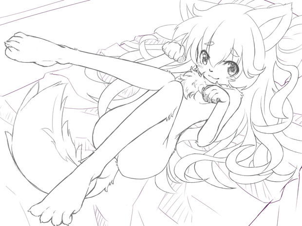 服従のポーズ 楠見とらら さんのイラスト ニコニコ静画 イラスト