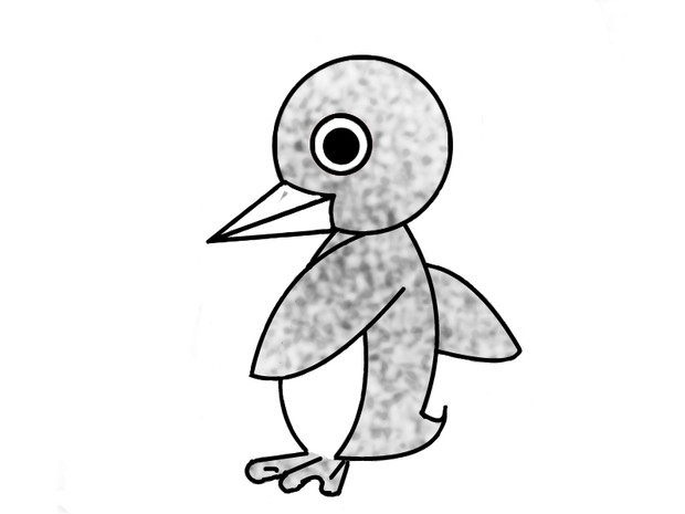 トップ100ペンギン イラスト 白黒 無料イラスト集