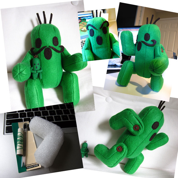 フェルトでサボテンダーを作ってみた 紫 ムラサキ さんのイラスト ニコニコ静画 イラスト