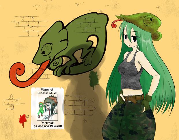 カメレオンのレオナ Saty ブラジル さんのイラスト ニコニコ静画 イラスト