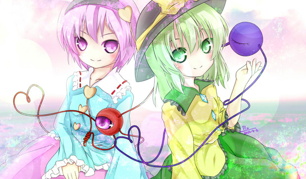さとりとこいし ぴあpia さんのイラスト ニコニコ静画 イラスト