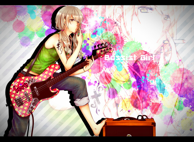 Bassist Girl さんのイラスト ニコニコ静画 イラスト