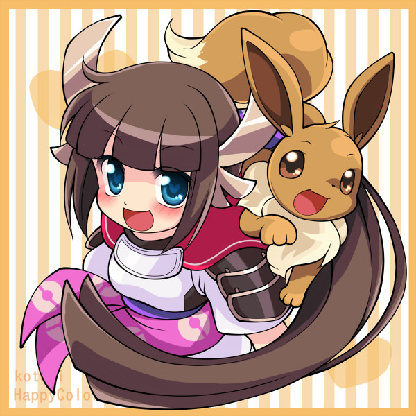 ポケナガ 女主人公とイーブイ Kotomi さんのイラスト ニコニコ静画 イラスト