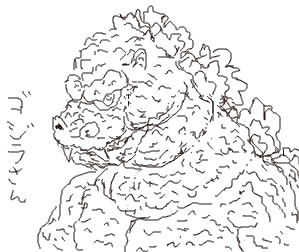 ゴジラさん たま のり子は可愛いなぁのり子ぉ さんのイラスト ニコニコ静画 イラスト