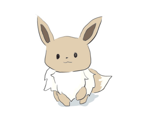 イーブイが歩くだけ Gif あらい ぐま さんのイラスト ニコニコ静画 イラスト
