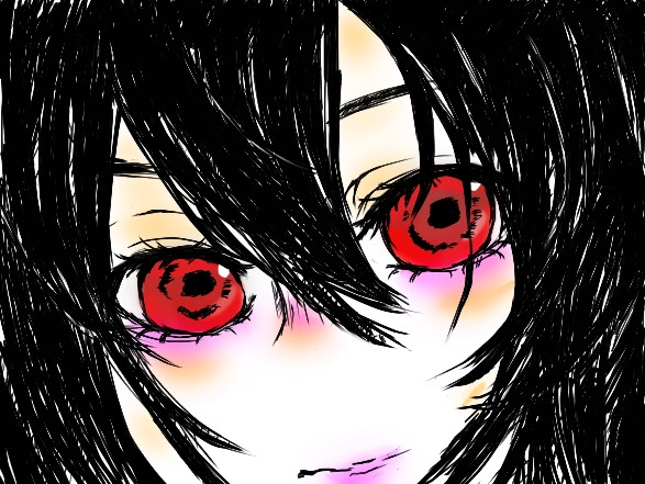 赤い目 落書き 窒息 さんのイラスト ニコニコ静画 イラスト