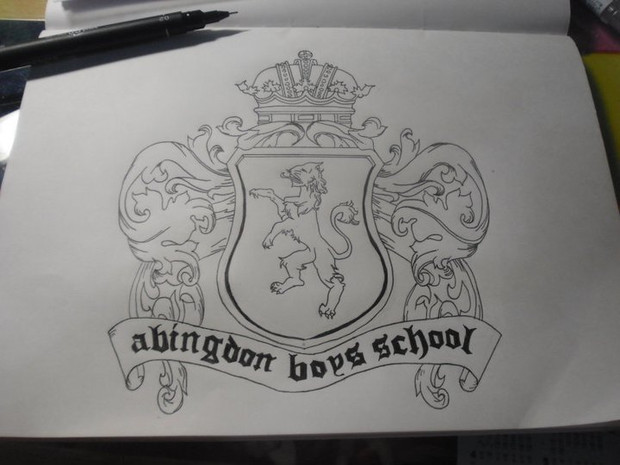 西川貴教さん着用abingdon boys schoolロゴ入りモデル】