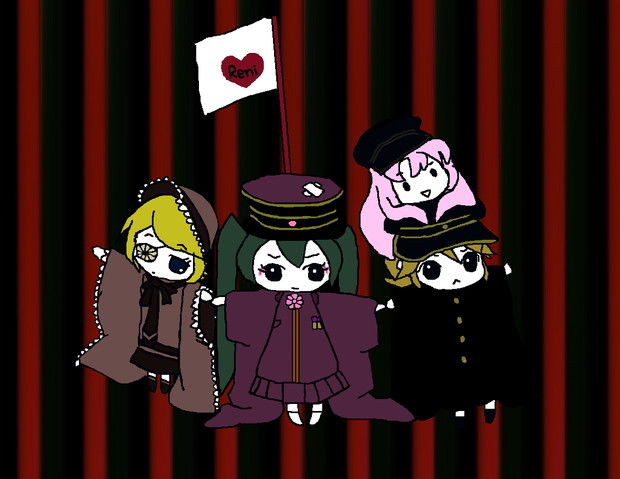 千本桜 リン ミク レン れに さんのイラスト ニコニコ静画 イラスト