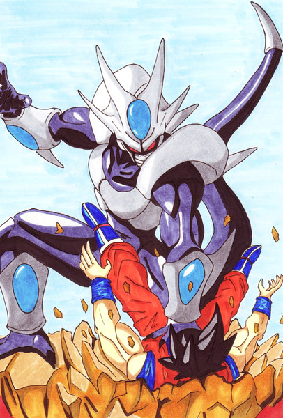 クウラvs孫悟空 ニコニコ静画 イラスト