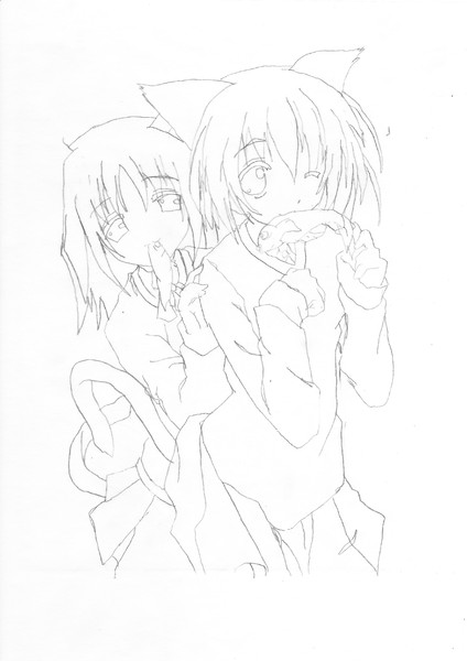 模写絵 ラフ画 ニコニコ静画 イラスト