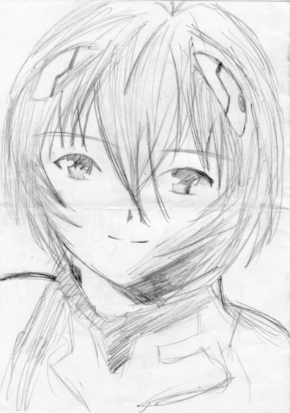 綾波レイ えんぴつ 分の適当描き Yuka さんのイラスト ニコニコ静画 イラスト