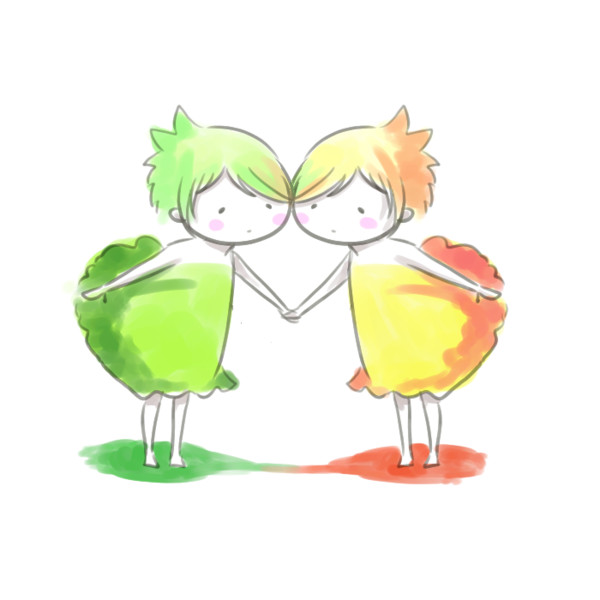 ふたご座 ニコニコ静画 イラスト