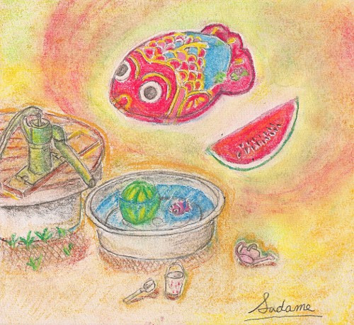 夏の記憶 ブリキの金魚 Sadame1962 さんのイラスト ニコニコ静画 イラスト