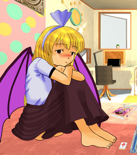 ノーパン体育座りで泣いているくるみちゃん Ma2156 さんのイラスト ニコニコ静画 イラスト