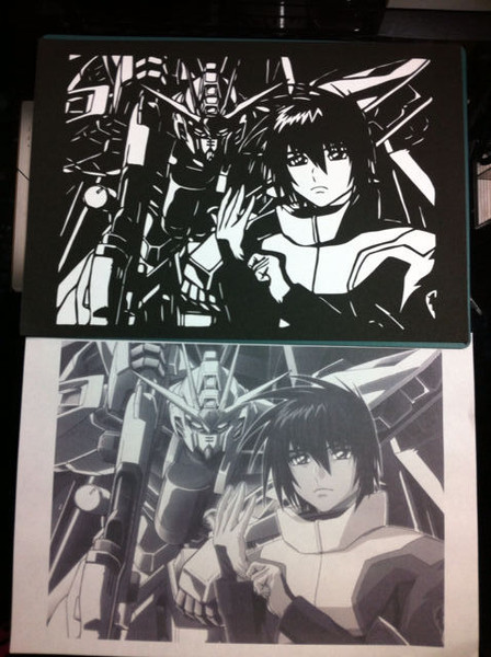 切り絵 ガンダム 切ってみた よう さんのイラスト ニコニコ静画 イラスト