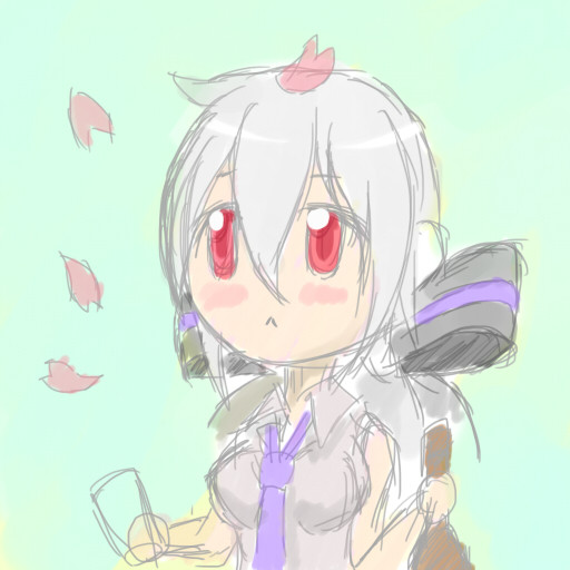 春は桜で酒が美味し とハクさん らじお さんのイラスト ニコニコ静画 イラスト
