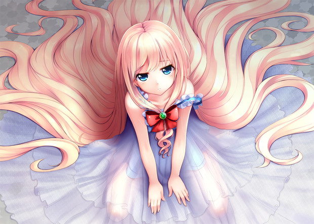 長髪の女の子 癸のずみ さんのイラスト ニコニコ静画 イラスト