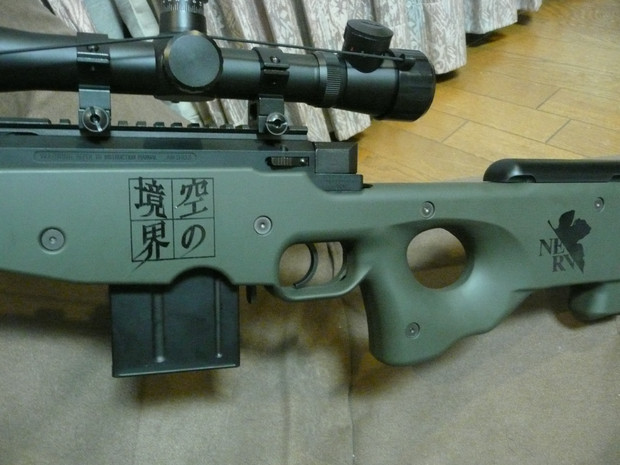 L96にステッカー貼ってみた