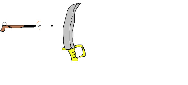 火縄銃とカトラス Sino0417 さんのイラスト ニコニコ静画 イラスト