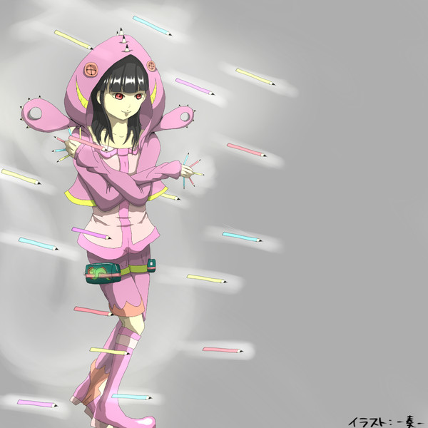 鉛筆武器の女の子 もい 元奏 さんのイラスト ニコニコ静画 イラスト