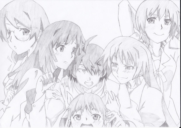 化物語 描いてみた オーサワ さんのイラスト ニコニコ静画 イラスト