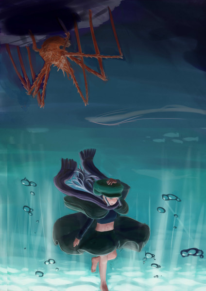 海面散歩 ミミズク さんのイラスト ニコニコ静画 イラスト
