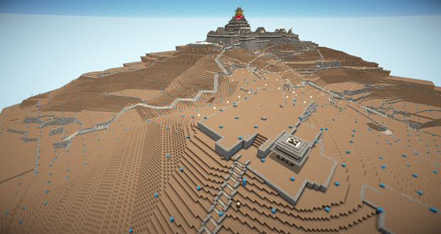 Minecraft 安土城を山ごと再現中 其ノ四 くろむ さんのイラスト ニコニコ静画 イラスト