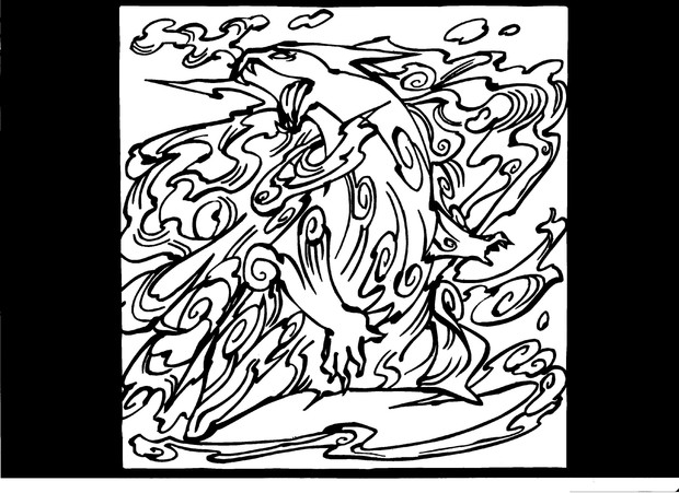 切り絵 バクフーン 茶烏 さんのイラスト ニコニコ静画 イラスト