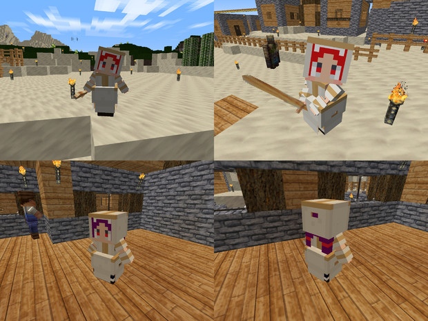 マインクラフト Littlemaid用ダンボールアーマー かつ丼 さんのイラスト ニコニコ静画 イラスト