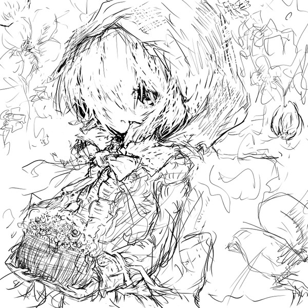 シロツメクサの少年 シラ炭 さんのイラスト ニコニコ静画 イラスト