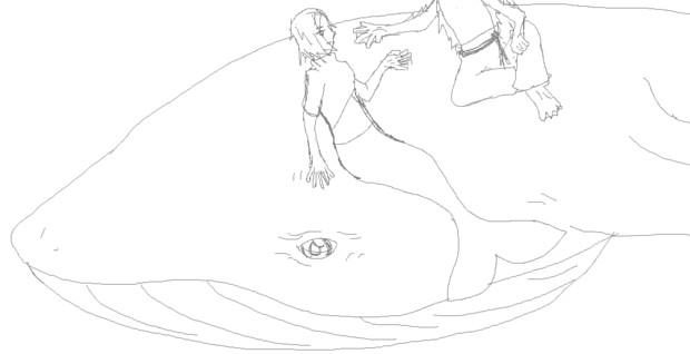 人魚と魚人とくじら 山茶花 さんのイラスト ニコニコ静画 イラスト