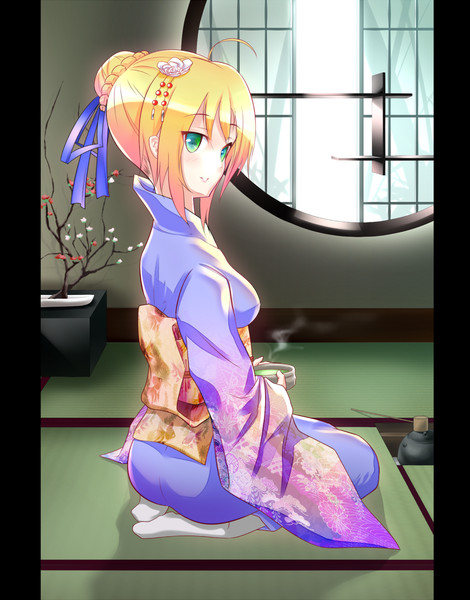 和服セイバーさん くられ さんのイラスト ニコニコ静画 イラスト
