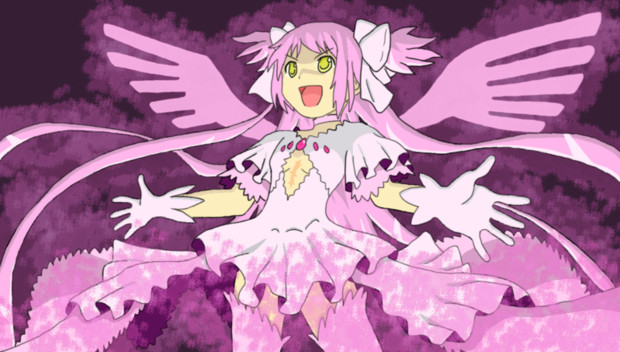 鹿目まどか 闇統べる王パロディ ニコニコ静画 イラスト