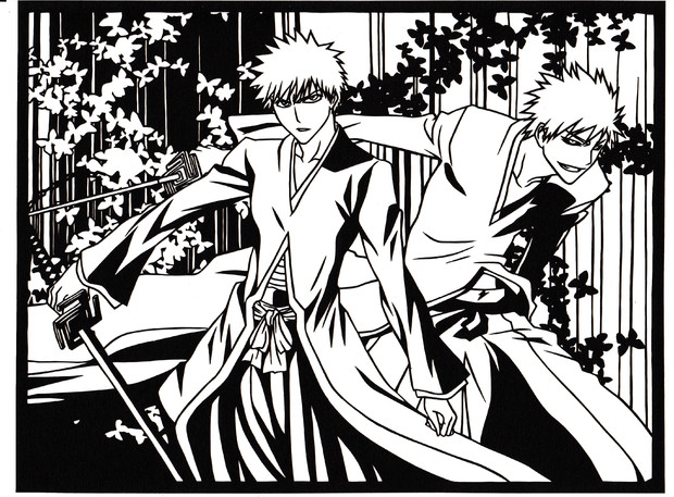 切り絵 Bleach バシ さんのイラスト ニコニコ静画 イラスト