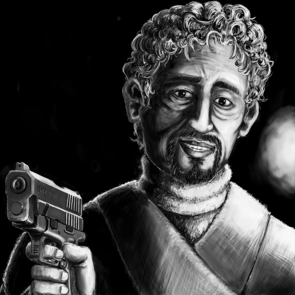 銃をかざす男 銅三 さんのイラスト ニコニコ静画 イラスト