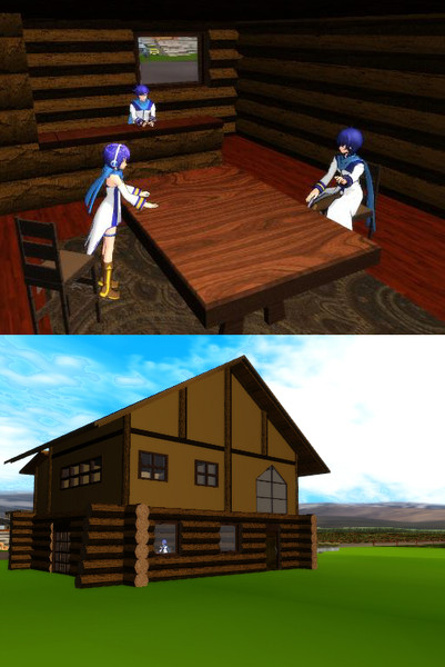 Mmd Omf2 ログハウス的な建物 お好きに さんのイラスト ニコニコ静画 イラスト
